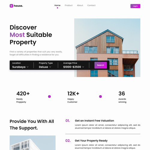 Real Estate Landing Page