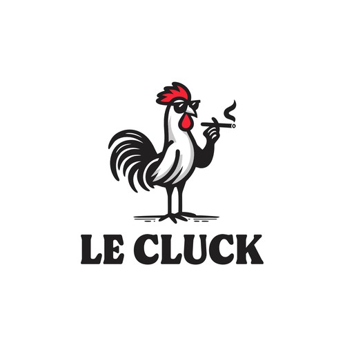 Le Cluck chicken logo