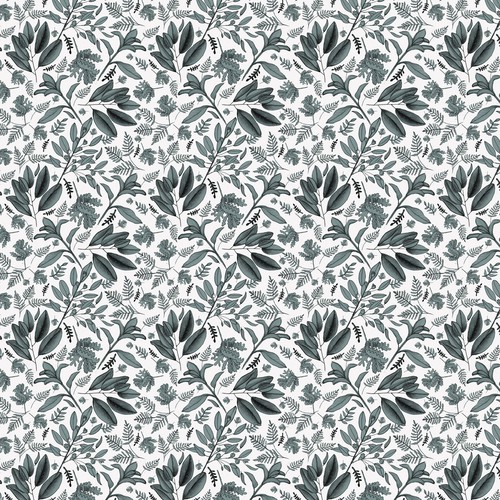 Botanical geometric pattern