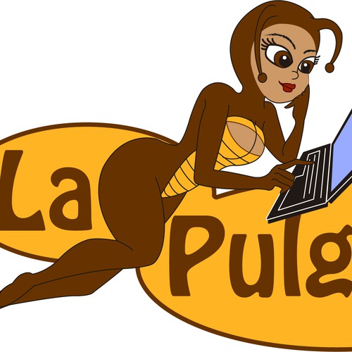 Logotipo para "La Pulgona"