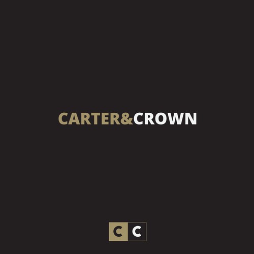 Logo concept for Carter&Crown