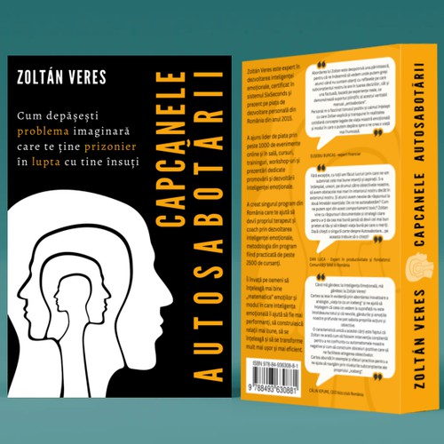 Book cover for a romanian writer