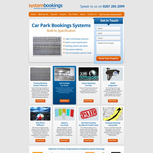 New landing page