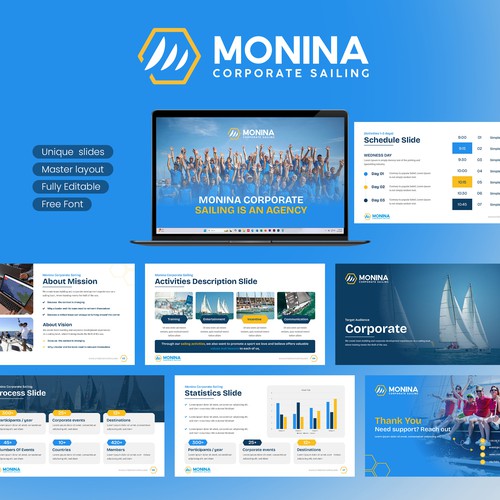 Monina Corporate Sailing Services Presentations