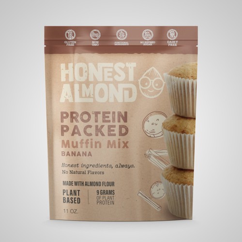 Honest Almond Packaging