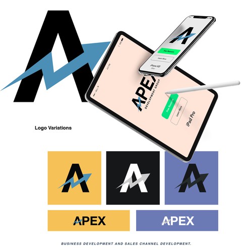 Brand Identity for Apex Dev. Group.