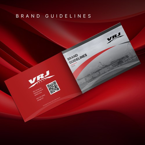 Multipage Brand Guidelines Design for VRJ Construction Company