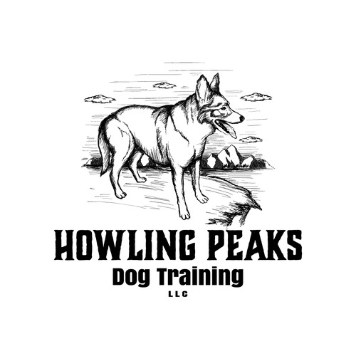 Dog training company logo