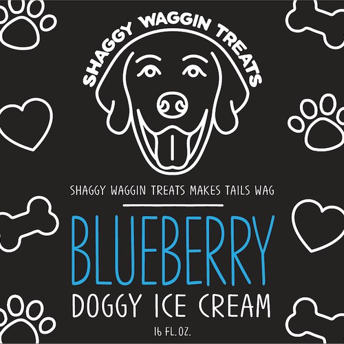 Logo & Product Label Design for Doggy Ice Cream Company