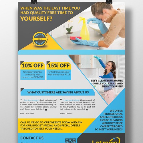 Home Cleaning Service Flyer Design