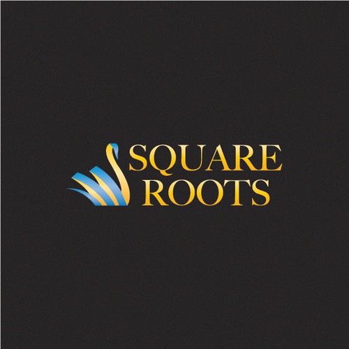 POWERFUL THREE-DIMENSIONAL logo.  USE OUR COLORS AND NO SQUARE ROOTS SYMBOLS. 