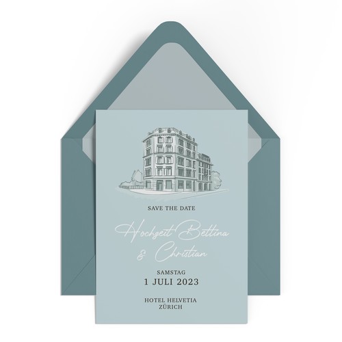 Save The Date Card Design
