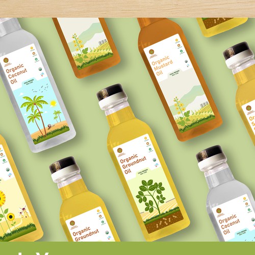 Organic Essentials - Label Design