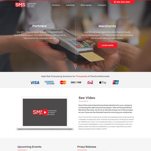 Payment Process Website Design