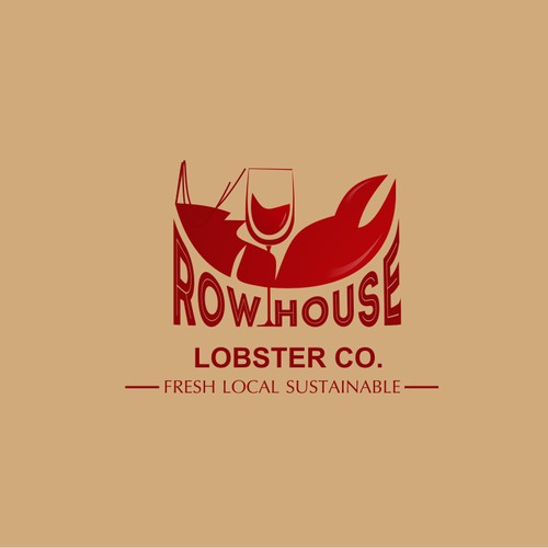 A winning logo for a new lobster-wine bar