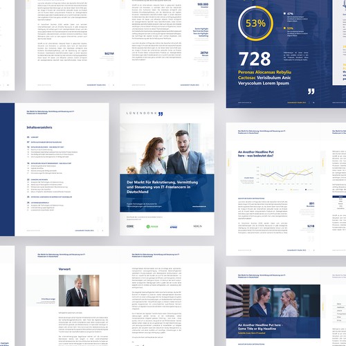 White Paper Design - Report Design - Monthly Report