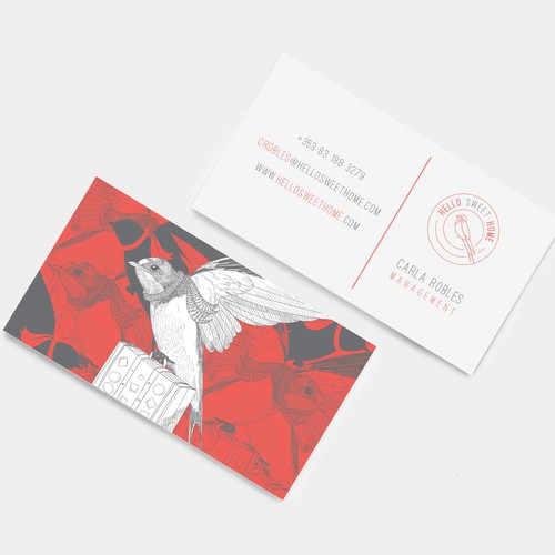Business Card design for HSH online booking
