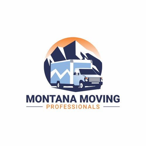 Eye catching, bold logo for moving company!