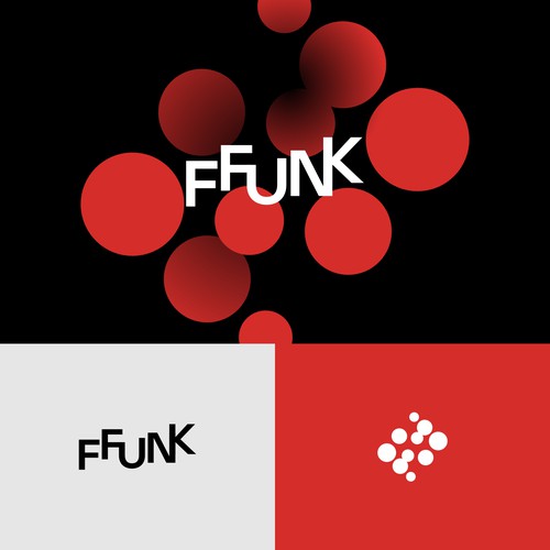 Funky Modern Logo Concept for Music Brand