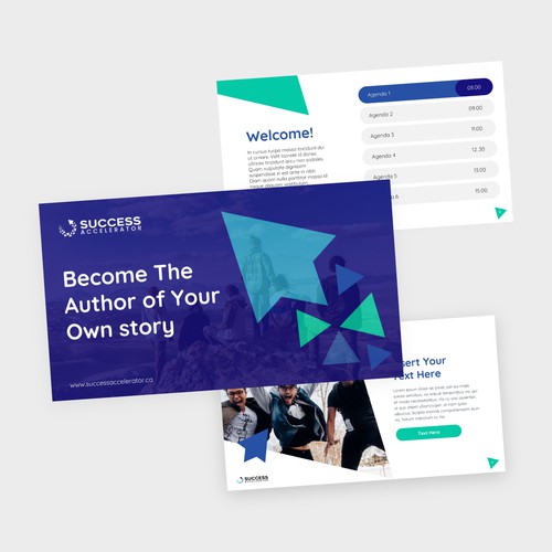 A Fully Customizable PowerPoint Template for Success Accelerator