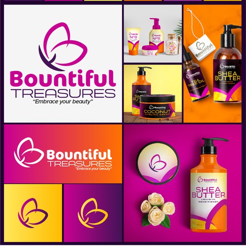 Revitalizing Bountiful Treasures: How I Transformed a Natural Haircare Brand's Visual Identity