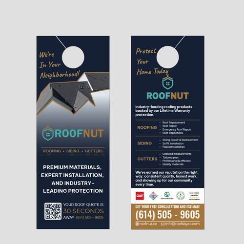 Double-Sided Door Hanger Design