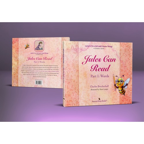 Book cover design of the book "Jules Can Read, Part 1: Words"
