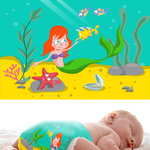 Baby Swimming Diaper Design