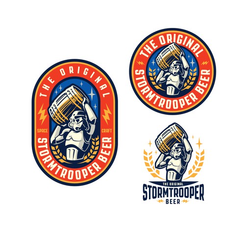 original stormtrooper beer logo