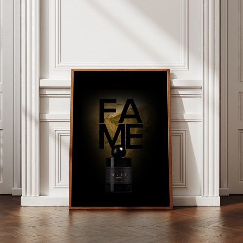MYST luxury fragrance poster