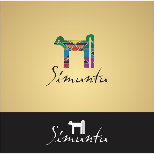 logo for simuntu: A niche social network startup