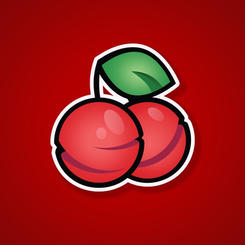 Cherry logo for the game app