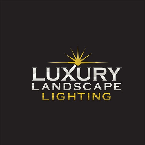 Luxury Landscaping Lighting Logo