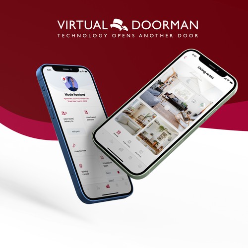 Virtual Doorman iPhone App design