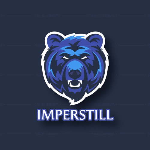 Mascot bear logotype 