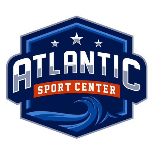 Masculine logo for Atlantic Sports Center