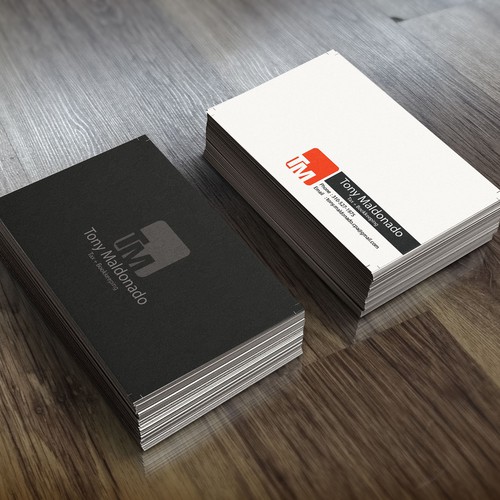 Young CPA need modern/professional business card to attract clients