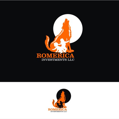 Creation of the Logo for Romerica Investments LLC based upon the legend of Romulus and Remus.