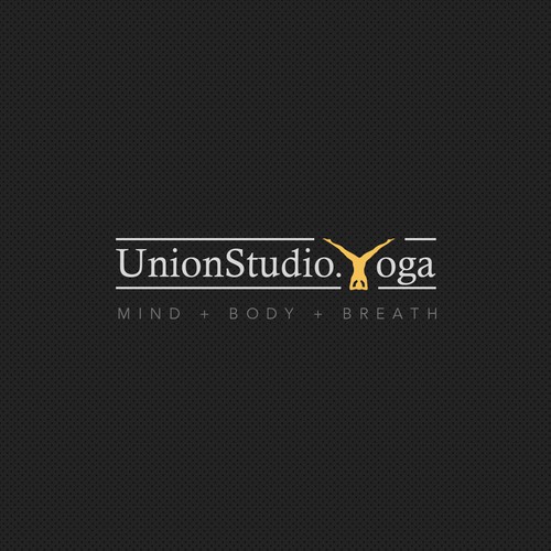 Bold Logo concept for Union studio.Yoga