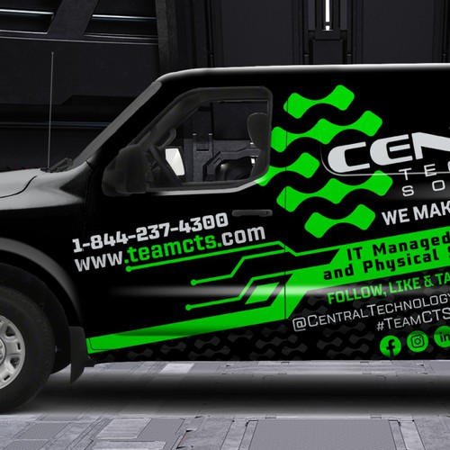 NEW Van Wrap for some gnarly Nerds!