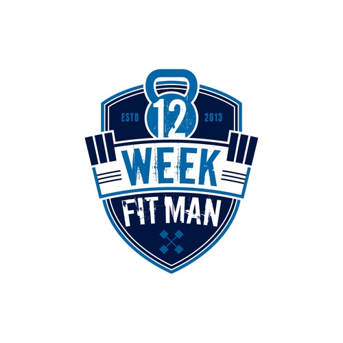 Create the next logo for 12 Week Fit Man