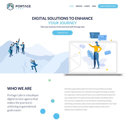 High quality design for digital service consultancy