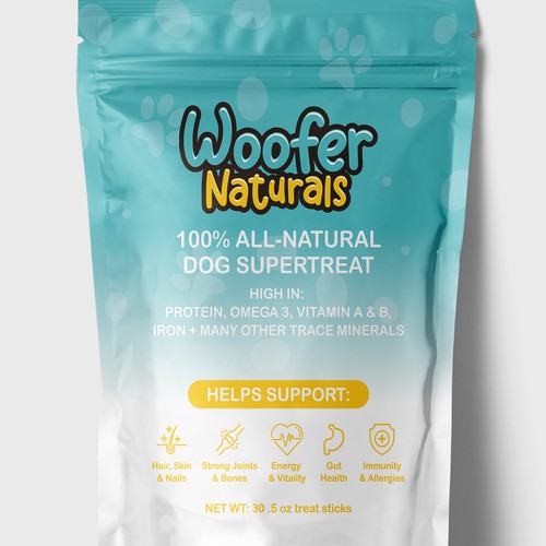 Woofer Naturals Bag Design