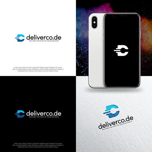 DC deliver code logo