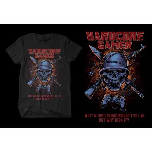 T-shirt design for gamer event 