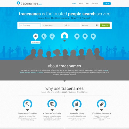 Tracenames.com needs a new site with a modern feel!
