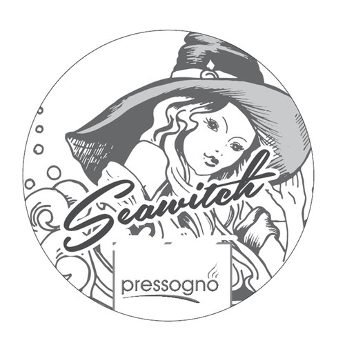 K-Cup Coffee Lid creation illustrated "Seawitch" Range