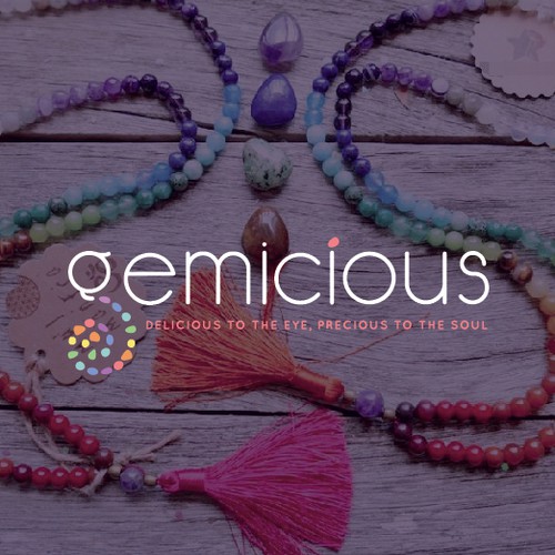 Unique logo for gemstone jewelry