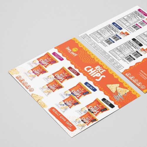 sell sheet for rice chips.