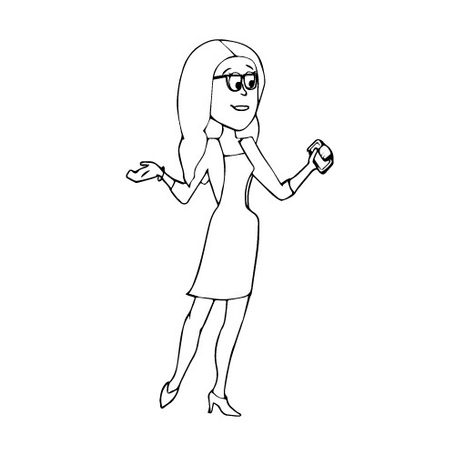 Character for online tech company